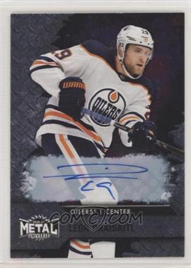 2020-21 Skybox Metal Universe - [Base] - Silver Autographs #29 - Leon Draisaitl