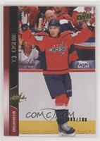 T.J. Oshie (Uncorrected French Back Error) #/100