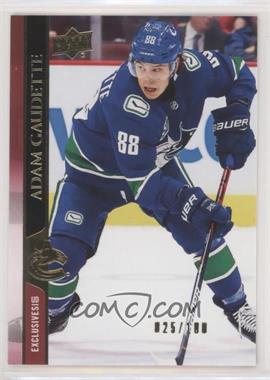 2020-21 Upper Deck - [Base] - UD Exclusives #425 - Adam Gaudette /100