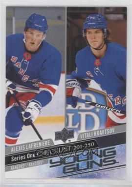 2020-21 Upper Deck - [Base] #250 - Young Guns Checklist - Alexis Lafreniere, Vitali Kravtsov [EX to NM]