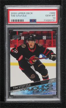 2020-21 Upper Deck - [Base] #482 - Young Guns - Tim Stutzle [PSA 10 GEM MT]