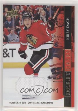 2020-21 Upper Deck - Debut Dates - Jersey #DD-5 - Kirby Dach