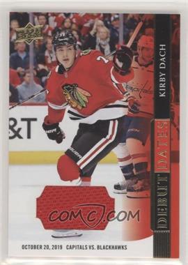 2020-21 Upper Deck - Debut Dates - Jersey #DD-5 - Kirby Dach