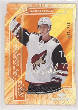 2020-21 Upper Deck - MVP Update Colors and Contours Rookies - Gold #116 - Victor Soderstrom /250