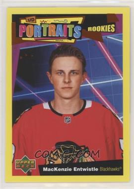 2020-21 Upper Deck - UD Portraits - Gold #P-63 - Rookies - MacKenzie Entwistle /99