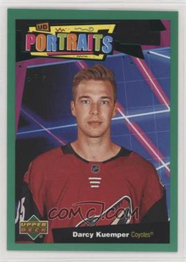 2020-21 Upper Deck - UD Portraits - Green #P-22 - Darcy Kuemper