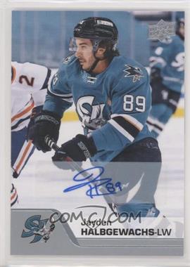 2020-21 Upper Deck AHL - [Base] - Autographs #138 - Jayden Halbgewachs