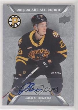 2020-21 Upper Deck AHL - [Base] - Autographs #204 - All-Rookie Team - Jack Studnicka