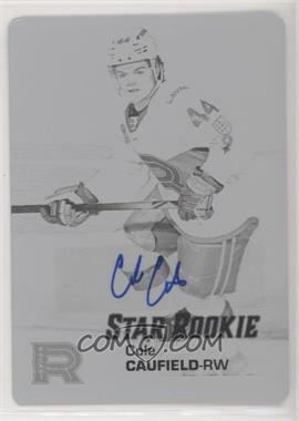 2020-21 Upper Deck AHL - [Base] - Printing Plate Black Achievements #156 - Star Rookies - Cole Caufield /1
