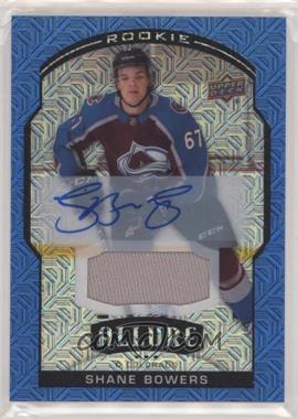 2020-21 Upper Deck Allure - [Base] - Blue Line Auto Jerseys #87 - Rookie - Shane Bowers /75