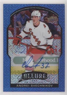 2020-21 Upper Deck Allure - [Base] - Blue Line Autographs #38 - Andrei Svechnikov /35