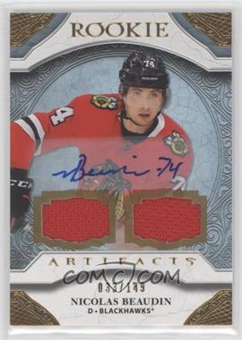 2020-21 Upper Deck Artifacts - [Base] - Auto Material Gold #164 - Rookies - Nicolas Beaudin /149