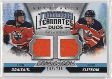 2020-21 Upper Deck Artifacts - Tundra Teammates Duos #T2-EDM - Leon Draisaitl, Oscar Klefbom /249