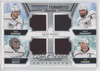 Anze Kopitar, Drew Doughty, Jonathan Quick, Jeff Carter #/99