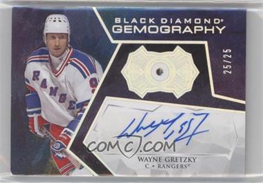 2020-21 Upper Deck Black Diamond - Gemography Autograph Diamonds #G-WG - Wayne Gretzky /25 [EX to NM]