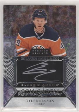 2020-21 Upper Deck Black Diamond - Silver on Black Rookie Signatures #SBRS-BE - Tyler Benson /149