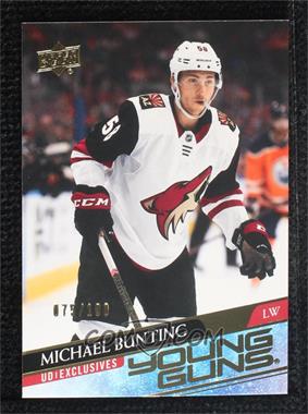 2020-21 Upper Deck Extended Series - [Base] - UD Exclusives #727 - Young Guns - Michael Bunting /100