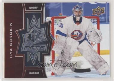 2020-21 Upper Deck Extended Series - SPx Finite #SF-44 - Rookies - Ilya Sorokin /2999