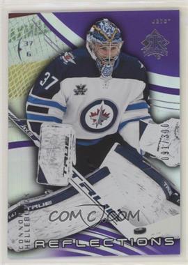 2020-21 Upper Deck Extended Series - Triple Dimensions Reflections - Amethyst #50 - Connor Hellebuyck /300