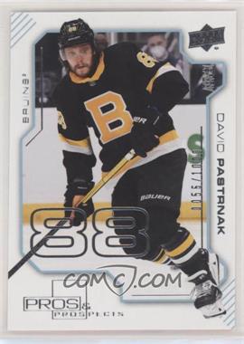 2020-21 Upper Deck Extended Series - UD Pros and Prospects #PP-13 - David Pastrnak /1000