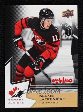 2020-21 Upper Deck Fall Expo VIP - Team Canada Juniors - Red #AL - Alexis Lafrenière /100