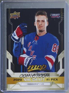 2020-21 Upper Deck MVP - 2020 NHL #1 Draft Pick SP Redemption - Gold #DP-1 - Alexis Lafreniere