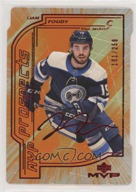 2020-21 Upper Deck MVP - 20th Anniversary - Colors & Contours Gold #66 - Liam Foudy /250
