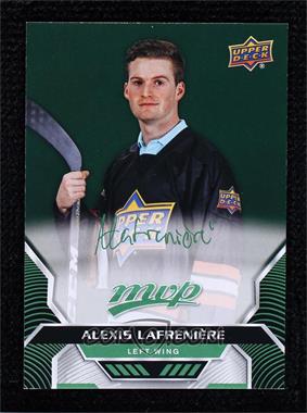 2020-21 Upper Deck MVP - [Base] - Green Script #0 - Achievement - Alexis Lafreniere