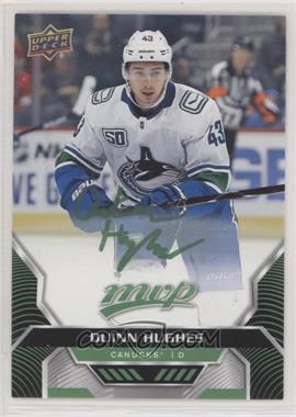 2020-21 Upper Deck MVP - [Base] - Green Script #215 - High Series - Quinn Hughes