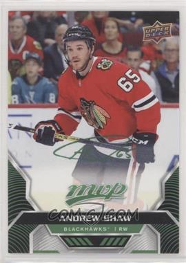 2020-21 Upper Deck MVP - [Base] - Green Script #24 - Andrew Shaw