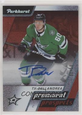 2020-21 Upper Deck Parkhurst - Prominent Prospects - Red Autographs #PP20 - Ty Dellandrea /10