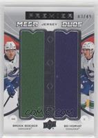 Brock Boeser, Bo Horvat #/49