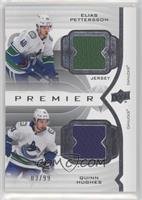 Elias Pettersson, Quinn Hughes #/99