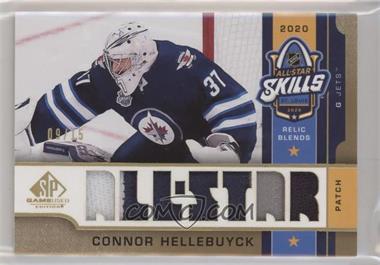 2020-21 Upper Deck SP Game Used - 2020 NHL All-Star Skills Relic Blends - Patch #ASB-CH - Connor Hellebuyck /15