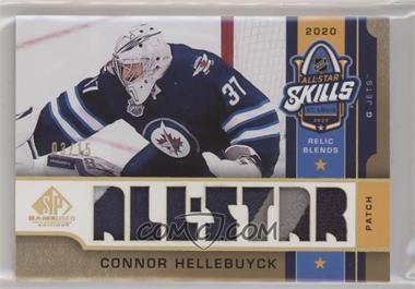 2020-21 Upper Deck SP Game Used - 2020 NHL All-Star Skills Relic Blends - Patch #ASB-CH - Connor Hellebuyck /15