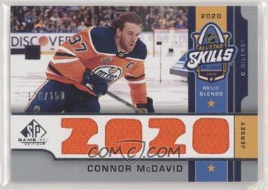 2020-21 Upper Deck SP Game Used - 2020 NHL All-Star Skills Relic Blends #ASB-CM - Connor McDavid /150