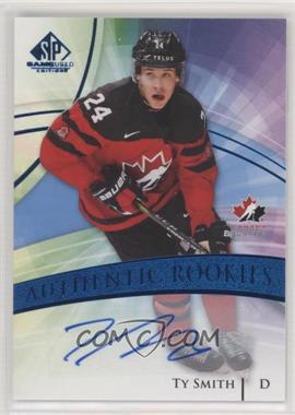 2020-21 Upper Deck SP Game Used - [Base] - Blue Autographs #119 - Authentic Rookies Team Canada - Ty Smith