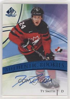 2020-21 Upper Deck SP Game Used - [Base] - Blue Autographs #119 - Authentic Rookies Team Canada - Ty Smith