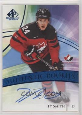 2020-21 Upper Deck SP Game Used - [Base] - Blue Autographs #119 - Authentic Rookies Team Canada - Ty Smith