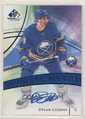 2020-21 Upper Deck SP Game Used - [Base] - Blue Autographs #185 - Authentic Rookies - Dylan Cozens