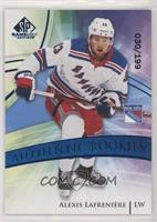 Authentic Rookies - Alexis Lafreniere #/199