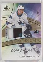 Authentic Rookies - Maxim Letunov #/65