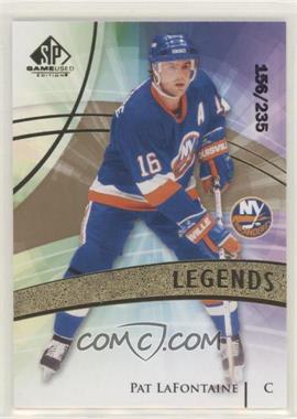 2020-21 Upper Deck SP Game Used - [Base] - Golden Burst #107 - Legends - Pat LaFontaine /235