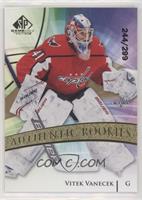 Authentic Rookies - Vitek Vanecek #/299