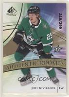 Authentic Rookies - Joel Kiviranta #/299