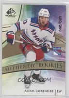 Authentic Rookies - Alexis Lafreniere #/299