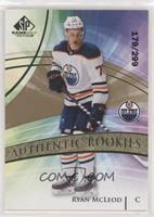 Authentic Rookies - Ryan McLeod #/299