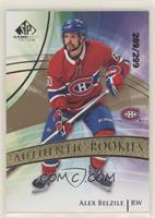 Authentic Rookies - Alex Belzile #/299