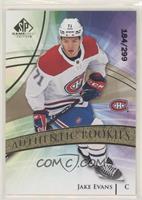 Authentic Rookies - Jake Evans #/299