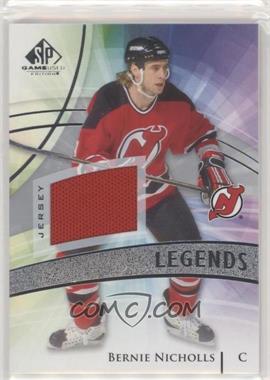 2020-21 Upper Deck SP Game Used - [Base] - Silver Jersey #104 - Legends - Bernie Nicholls